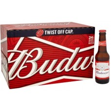 Budweiser Lager 24x330ml Bottles